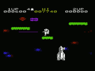 Jetpac screenshot 2 for Vic-20